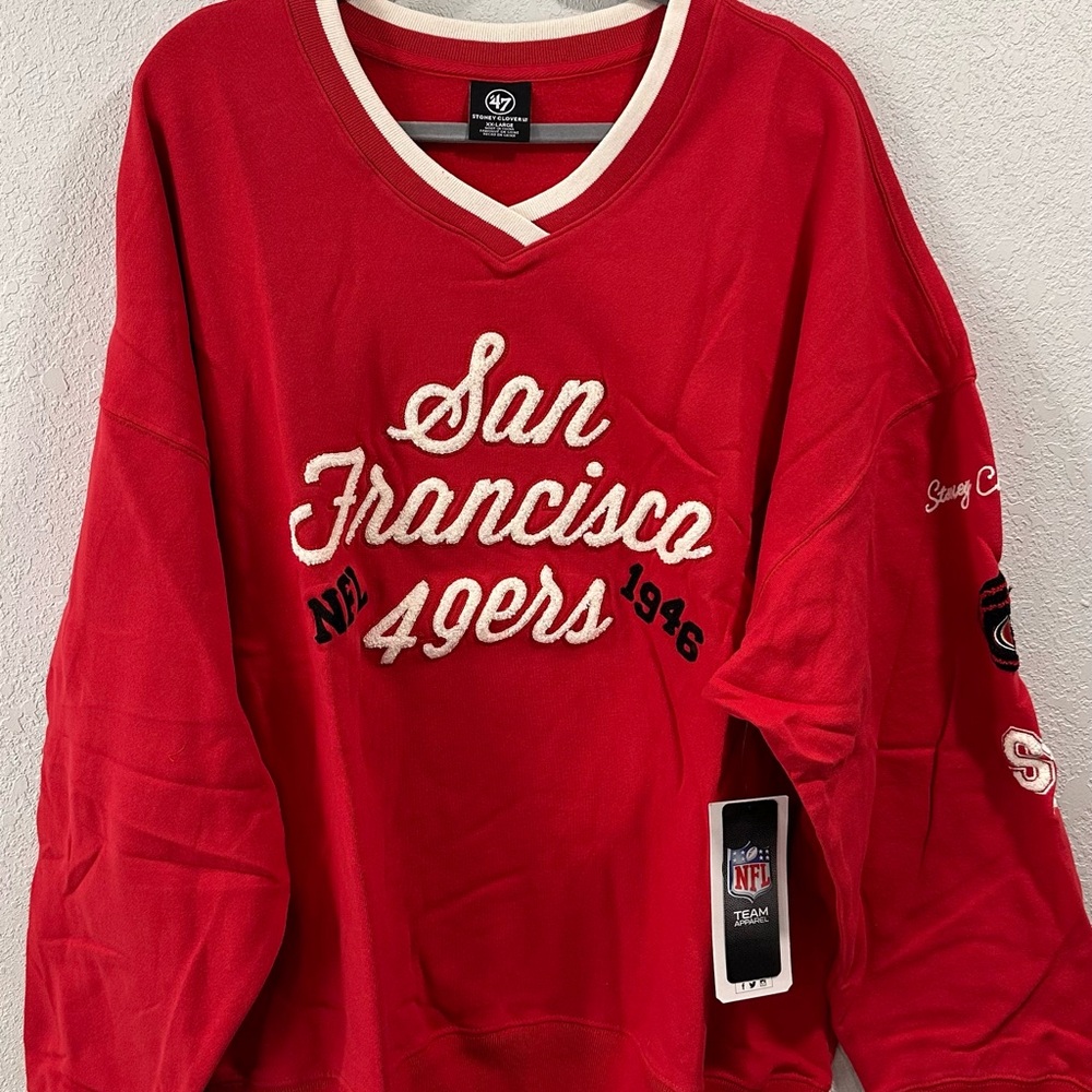 San Francisco 49ers Red Sweater